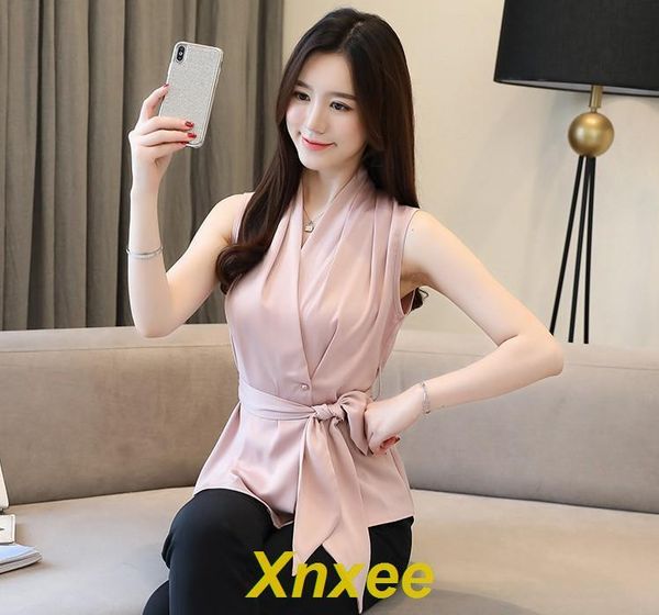 womens and blouses 2021 shirt female v-neck sleeveless solid chiffon women ladies blouse shirts xnxee women's &, White
womens and blouses 2021 shirt female v-neck sleeveless solid chiffon women ladies blouse shirts xnxee women's &, White