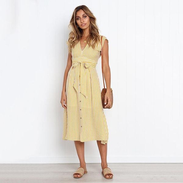 casual dresses 2021 summer dress women sleeveless stripe printed v neck bandage midi female knee-length vintage for lady, Black;gray
casual dresses 2021 summer dress women sleeveless stripe printed v neck bandage midi female knee-length vintage for lady, Black;gray