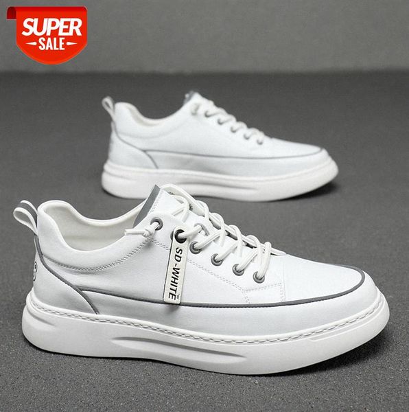men's business casual white shoes student sports leather low-sneakers korean men #th3f
men's business casual white shoes student sports leather low-sneakers korean men #th3f