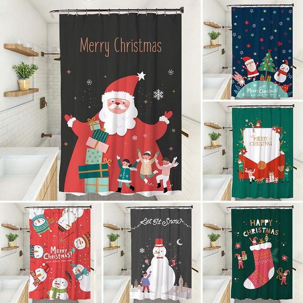 shower curtains christmas curtain snowflake santa claus waterproof bathroom screen with hooks 2022 year decor
shower curtains christmas curtain snowflake santa claus waterproof bathroom screen with hooks 2022 year decor