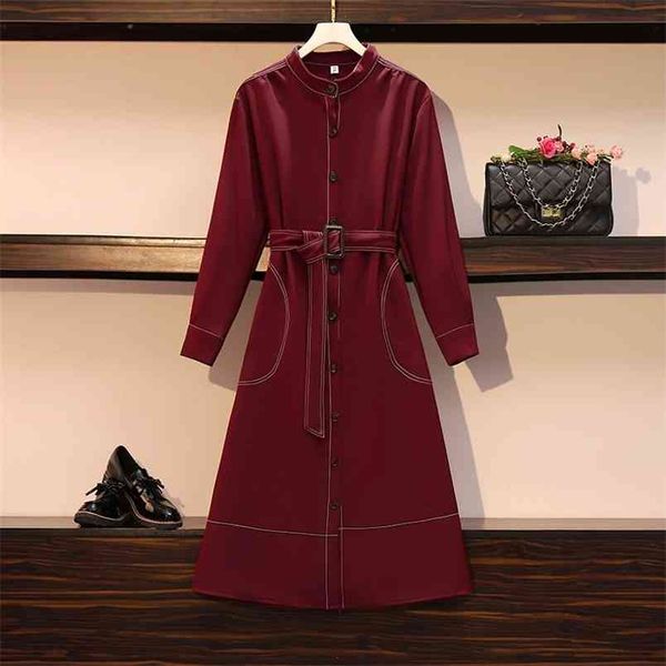 plus size women's clothing autumn fat sister waist slimming fashion temperament mid-length dress uk013 210506, Black;gray
plus size women's clothing autumn fat sister waist slimming fashion temperament mid-length dress uk013 210506, Black;gray