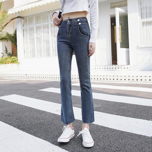woman winter buttons flares elastic jeans casual skinny good quality 8875 women's, Blue
woman winter buttons flares elastic jeans casual skinny good quality 8875 women's, Blue