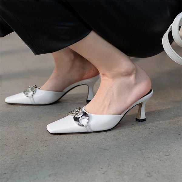 square toe white leather women blue shoes metal buckle chains shallow high heels black chic lady work stilettos chaussure femmes dress
square toe white leather women blue shoes metal buckle chains shallow high heels black chic lady work stilettos chaussure femmes dress