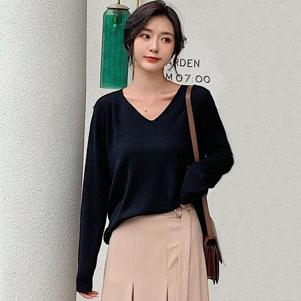 women's sweaters 2021 spring loose thin sweater casual v-neck cotton fashion t-shirt tee plus size 2xl harajuku t shirt os114, White;black
women's sweaters 2021 spring loose thin sweater casual v-neck cotton fashion t-shirt tee plus size 2xl harajuku t shirt os114, White;black