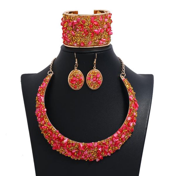 earrings & necklace elegant women jewlry sets fashion small gravel pendants drop jewelry for wedding engagement, Silver
earrings & necklace elegant women jewlry sets fashion small gravel pendants drop jewelry for wedding engagement, Silver