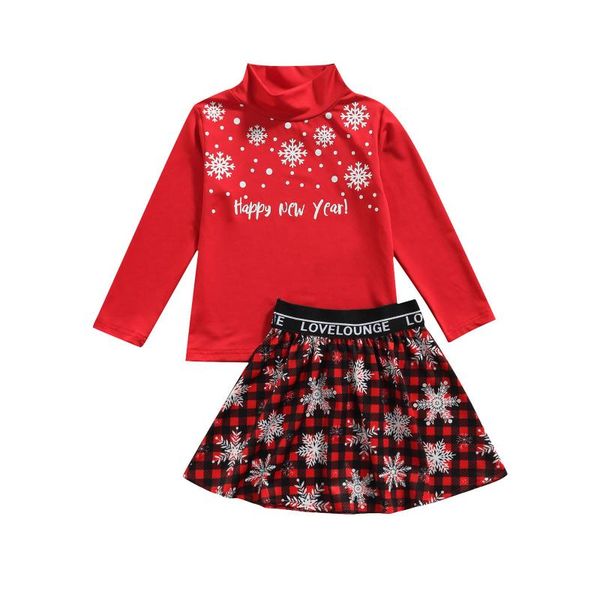 clothing sets baby 2pcs christmas little girls outfit sweet style snowflake letter printing long sleeve high collar + plaid bust skirt, White
clothing sets baby 2pcs christmas little girls outfit sweet style snowflake letter printing long sleeve high collar + plaid bust skirt, White