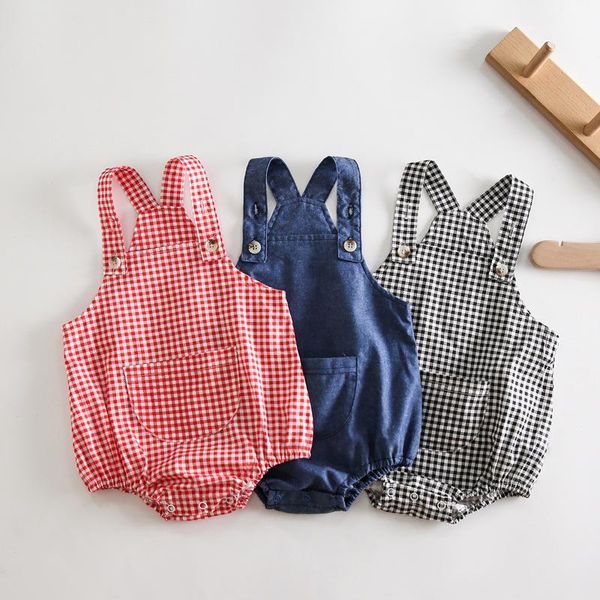 sling pants baby triangle bag fart romper infant boy girl plaid overalls summer born jumpsuit rompers, Blue
sling pants baby triangle bag fart romper infant boy girl plaid overalls summer born jumpsuit rompers, Blue