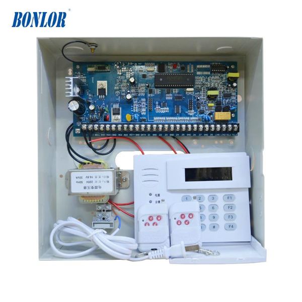 industrial security home alarm system pstn calling 8/16 wire and 16 wireless zones pir sensor smoke detector door open systems
industrial security home alarm system pstn calling 8/16 wire and 16 wireless zones pir sensor smoke detector door open systems