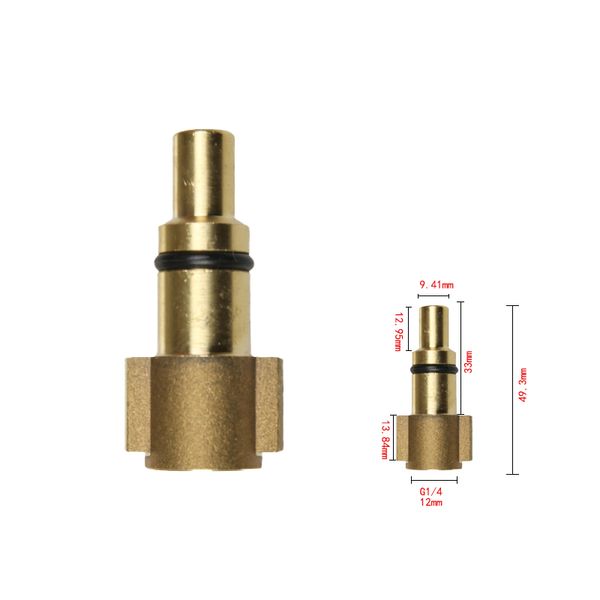 high-quality pressure washer 1/4" quick connector adapter fitting for karcher / lavor series
high-quality pressure washer 1/4" quick connector adapter fitting for karcher / lavor series