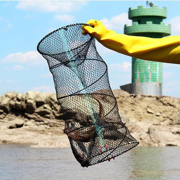 elastic collapsible shrinking fishing net with springs entice automatic catch crab cage fish shrimp landing tool trap nylon mesh accessories
elastic collapsible shrinking fishing net with springs entice automatic catch crab cage fish shrimp landing tool trap nylon mesh accessories