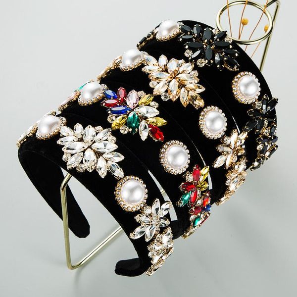 korea flower black fabric hairband women alloy rhinestone pearl vintage hair accessories luxury lady headband headdress, Silver
korea flower black fabric hairband women alloy rhinestone pearl vintage hair accessories luxury lady headband headdress, Silver