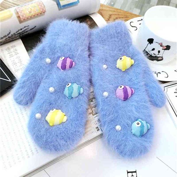 gloves korean version of exquisite women' lovely funny pearl colored fish fingered rabbit hair thickened warm, Blue;gray
gloves korean version of exquisite women' lovely funny pearl colored fish fingered rabbit hair thickened warm, Blue;gray
