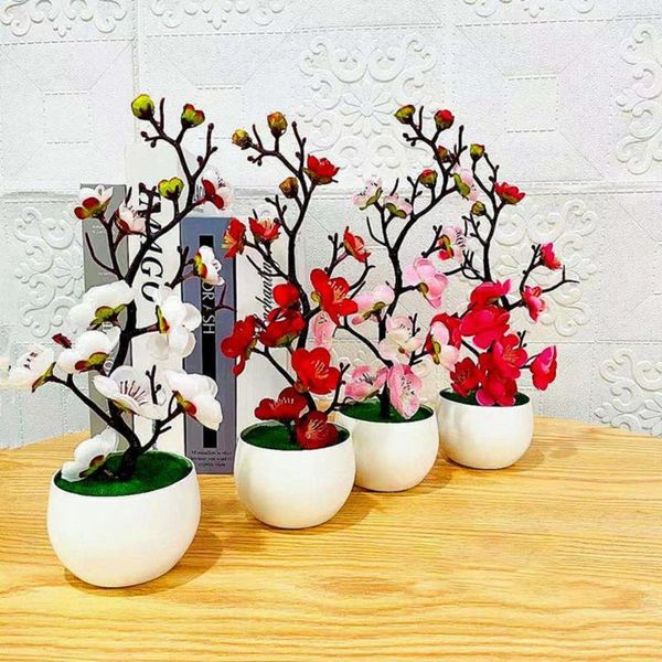 decorative flowers & wreaths fake plum blossom plant vivid realistic simulation bonsai anti fade faux silk flower nice-looking artificial po
decorative flowers & wreaths fake plum blossom plant vivid realistic simulation bonsai anti fade faux silk flower nice-looking artificial po