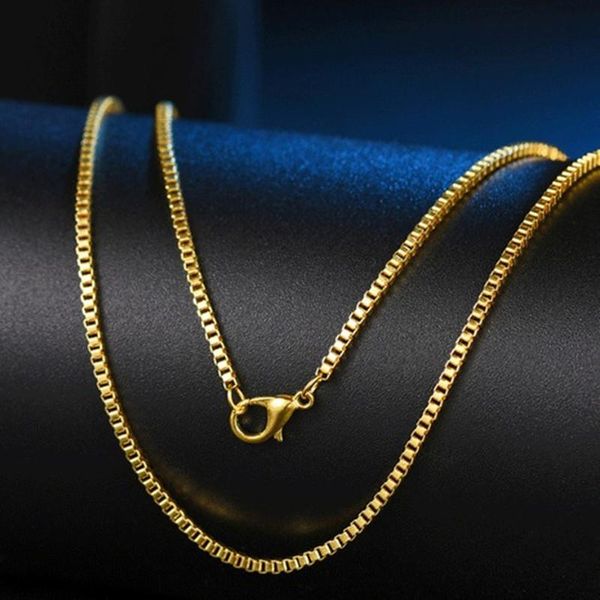 chains hnsp punk stainless steel cube chain necklace for men women gold silver color neck jewelry
chains hnsp punk stainless steel cube chain necklace for men women gold silver color neck jewelry