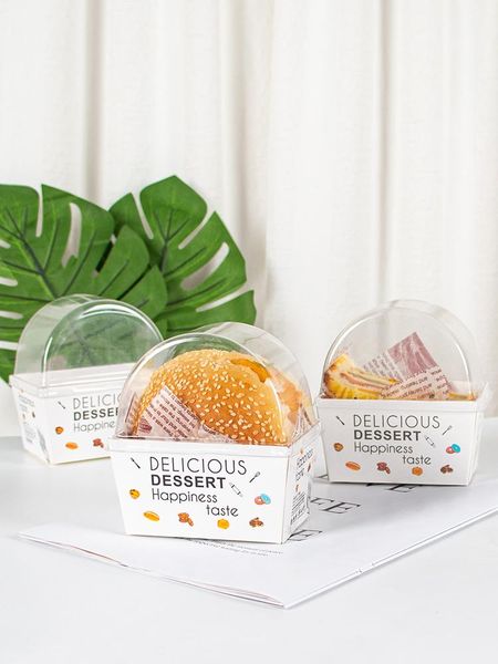 50pcs net red toast sandwich burger paper box with plastic lid transparent disposable baking pastry cake packaging boxes gift wrap
50pcs net red toast sandwich burger paper box with plastic lid transparent disposable baking pastry cake packaging boxes gift wrap