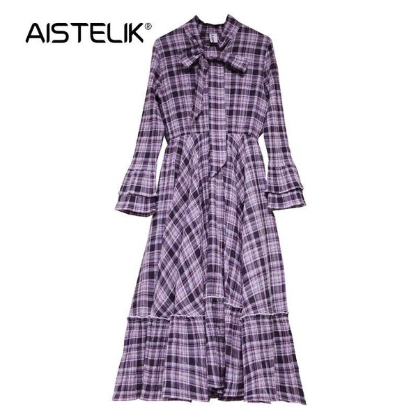 casual dresses aistelik 2021 autumn and winter wear fashion women's high-necked check large swing dress retro lace, Black;gray
casual dresses aistelik 2021 autumn and winter wear fashion women's high-necked check large swing dress retro lace, Black;gray