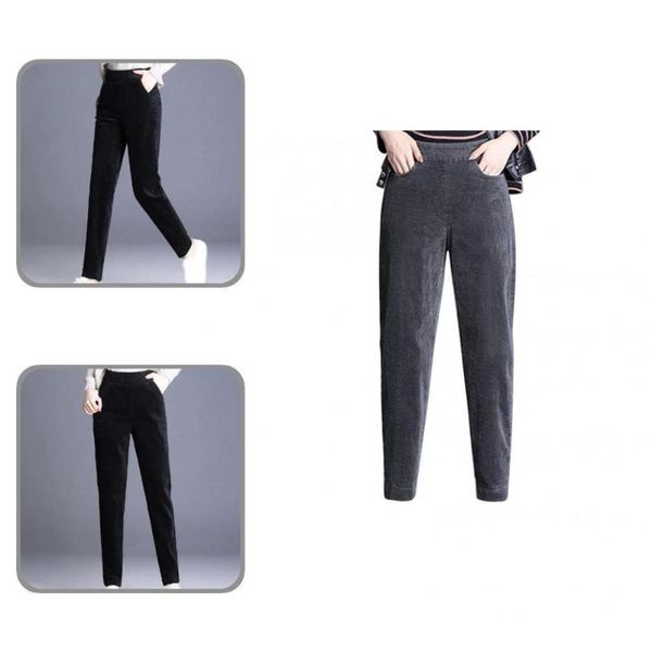 women's pants & capris stylish pockets elastic waist warm harem women plush lining long, Black;white
women's pants & capris stylish pockets elastic waist warm harem women plush lining long, Black;white