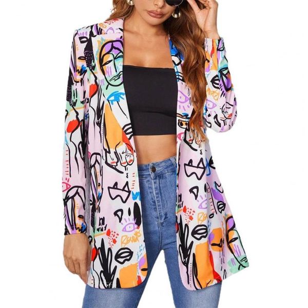 women's suits & blazers fashion trend women lapel leopard print long sleeves suit jacket elegant fall winter office lady cardigan coat, White;black
women's suits & blazers fashion trend women lapel leopard print long sleeves suit jacket elegant fall winter office lady cardigan coat, White;black