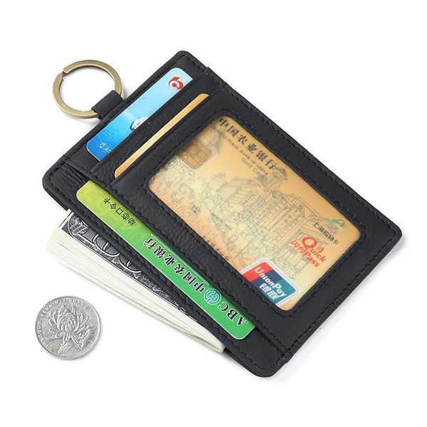 card holders fashion wallet men leather money clip thin billfold folded clamp for case small bussiness k6, Brown;gray 
card holders fashion wallet men leather money clip thin billfold folded clamp for case small bussiness k6, Brown;gray