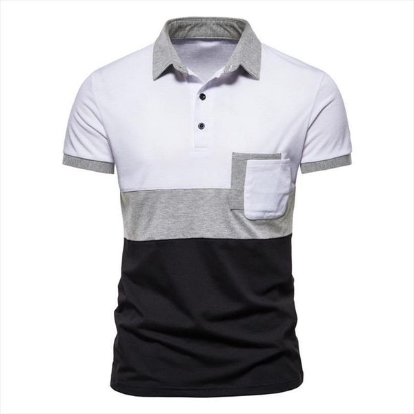summer fashion casual matching color men polos lapel slim business short sleeve polo shirt, White;black
summer fashion casual matching color men polos lapel slim business short sleeve polo shirt, White;black