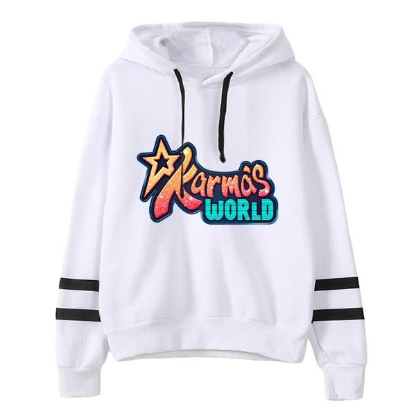 women's hoodies & sweatshirts karma's world hoodie pocketless sleeve women men sweatshirt harajuku streetwear 2021 american kids&#, Black
women's hoodies & sweatshirts karma's world hoodie pocketless sleeve women men sweatshirt harajuku streetwear 2021 american kids&#, Black