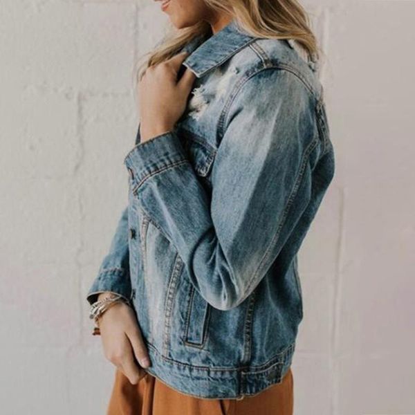 women's jackets jodimitty women basic coat denim jacket 2021 autumn female long sleeve jean fit casual style, Black;brown
women's jackets jodimitty women basic coat denim jacket 2021 autumn female long sleeve jean fit casual style, Black;brown