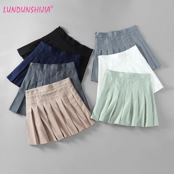 skirts lundunshijia 2021 summer women classic suit high waist a-line skirt fashion pleated mini for 7 colors, Black
skirts lundunshijia 2021 summer women classic suit high waist a-line skirt fashion pleated mini for 7 colors, Black
