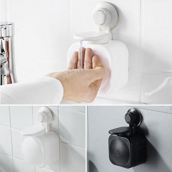 1 pc liquid soap dispenser wall mounted square bathroom accessories suction cup hand sanitizer shower gel hand back press bottle
1 pc liquid soap dispenser wall mounted square bathroom accessories suction cup hand sanitizer shower gel hand back press bottle