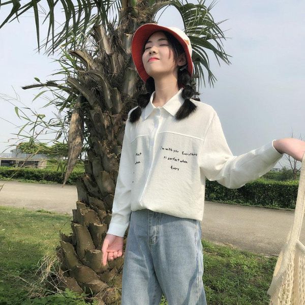 women's blouses & shirts autumn women loose western style design niche blouse shirt white 8551
women's blouses & shirts autumn women loose western style design niche blouse shirt white 8551