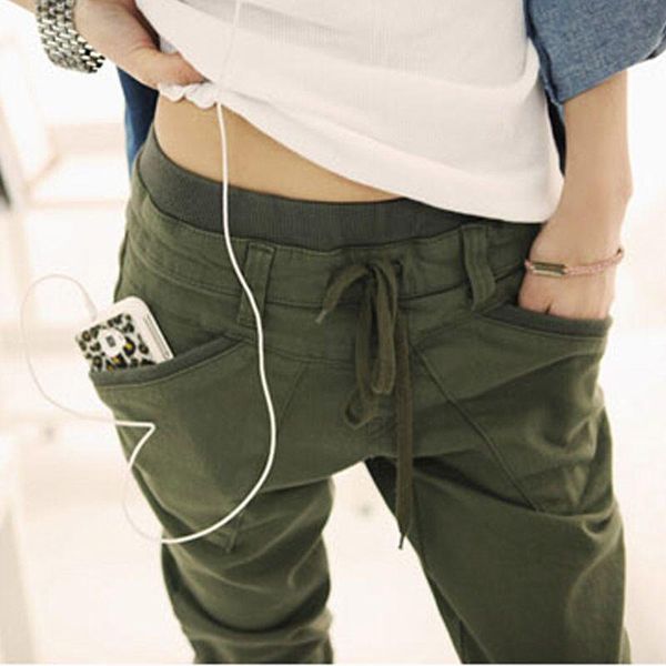 women's pants & capris sell spring women 's harem casual solid color sweatpants loose trousers femme, Black;white
women's pants & capris sell spring women 's harem casual solid color sweatpants loose trousers femme, Black;white
