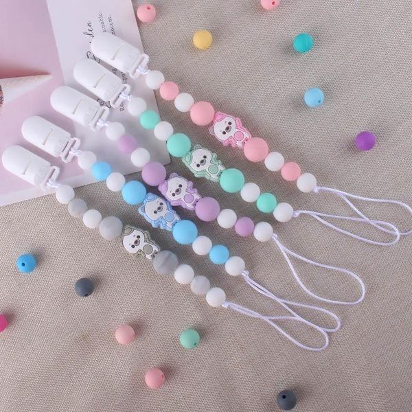 pacifiers# food grade silicone bear beads pacifiers chain clip chew nipple holder dummy leash strap
pacifiers# food grade silicone bear beads pacifiers chain clip chew nipple holder dummy leash strap