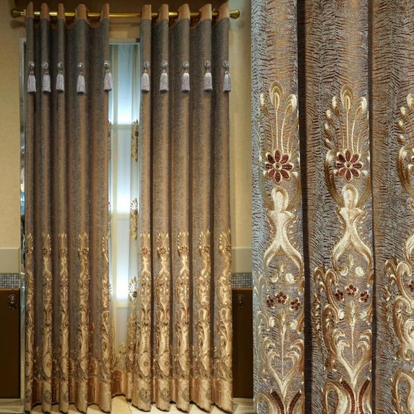 european-style luxury velvet embroidered villa curtains for living room bedroom study blackout custom curtain & drapes
european-style luxury velvet embroidered villa curtains for living room bedroom study blackout custom curtain & drapes