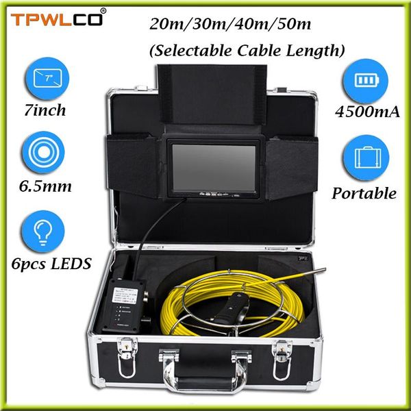20-50m cable 7inch monitor pipe borescope inspection camera system with sun-visor 6.5mm underground ip cameras
20-50m cable 7inch monitor pipe borescope inspection camera system with sun-visor 6.5mm underground ip cameras