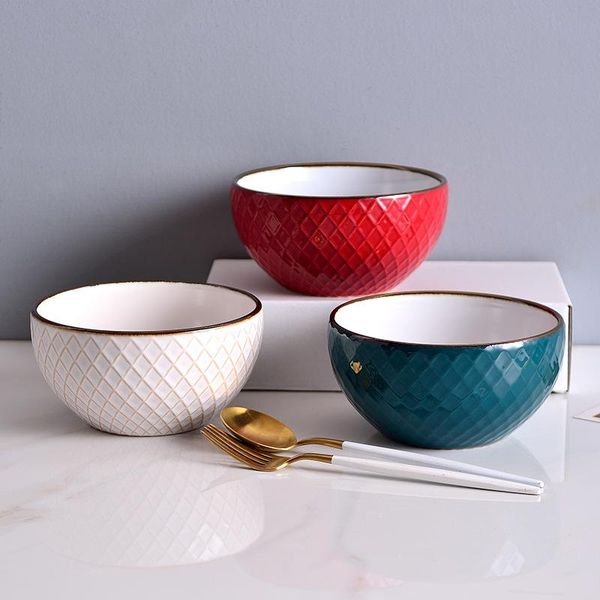 creative relief texture ceramic bowl household glazed rice soup european minimalist el tableware bowls
creative relief texture ceramic bowl household glazed rice soup european minimalist el tableware bowls