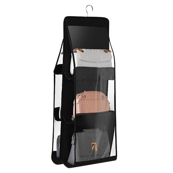 hangers & racks hanging purse handbag organizer dustproof 3 shelf bags storage holder foldable double non-woven and thick pvc
hangers & racks hanging purse handbag organizer dustproof 3 shelf bags storage holder foldable double non-woven and thick pvc
