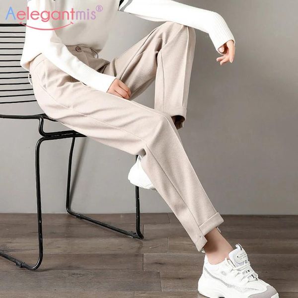 aelegantmis soft wool pants women waist black oatmeal office lady trousers casual capris tapered woman women's &, Black;white
aelegantmis soft wool pants women waist black oatmeal office lady trousers casual capris tapered woman women's &, Black;white