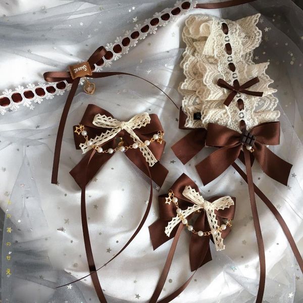 other event & party supplies cosplay lolita hair clip headwear soft girl brown chocolate series band side kawaii bow lace accessories
other event & party supplies cosplay lolita hair clip headwear soft girl brown chocolate series band side kawaii bow lace accessories