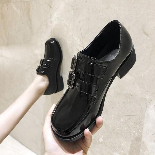 dress shoes british retro womens oxfords med heels round toe buckle pumps college jk cos, Black
dress shoes british retro womens oxfords med heels round toe buckle pumps college jk cos, Black