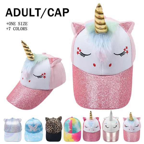 baby cap boy girl sun visor messy ponytail cartoon unicorn leopard cat bun hats cotton snapback ball summer hip hop baseball outdoor hat, Yellow 
baby cap boy girl sun visor messy ponytail cartoon unicorn leopard cat bun hats cotton snapback ball summer hip hop baseball outdoor hat, Yellow