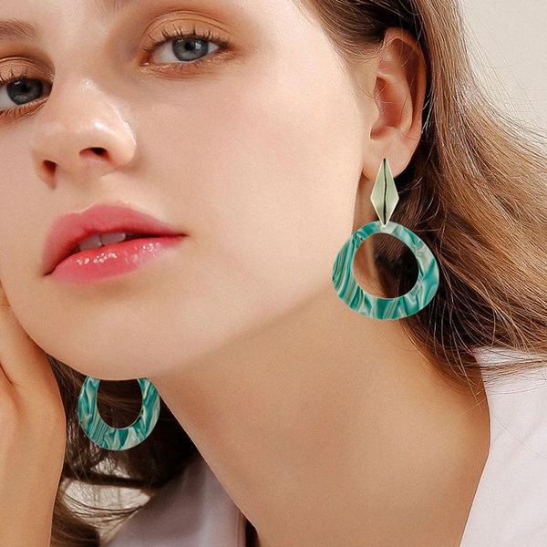 stud korean net red high sense atmosphere personality acetate resin earrings exaggerated water drop shape green texture 925, Golden;silver
stud korean net red high sense atmosphere personality acetate resin earrings exaggerated water drop shape green texture 925, Golden;silver