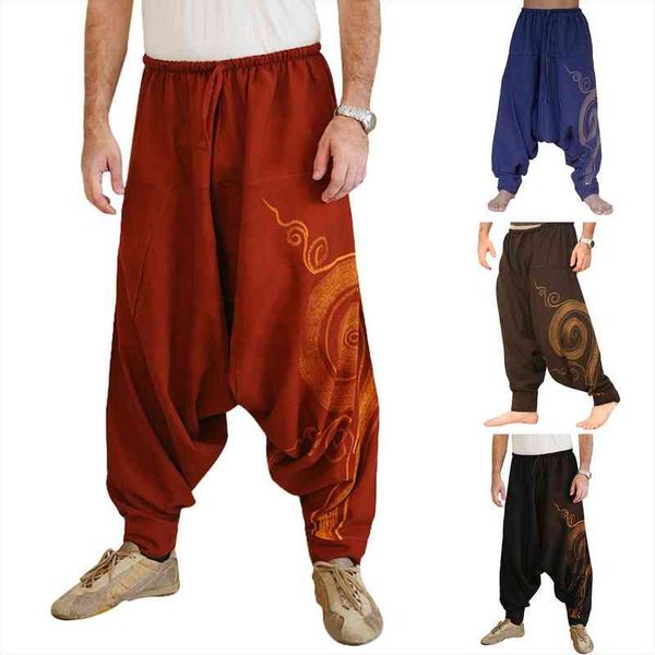 men casual harem pants jogging pants summer yoga baggy aladdin hippie spiral print trousers sports jogging gym trousers, Black
men casual harem pants jogging pants summer yoga baggy aladdin hippie spiral print trousers sports jogging gym trousers, Black