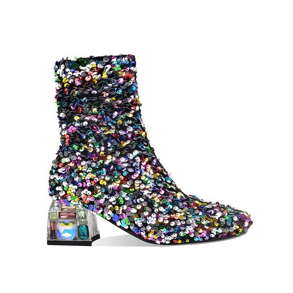 boots colorful women 2021 winter ladies party shoes crystal mid heels club round toe ankle boot, Black
boots colorful women 2021 winter ladies party shoes crystal mid heels club round toe ankle boot, Black