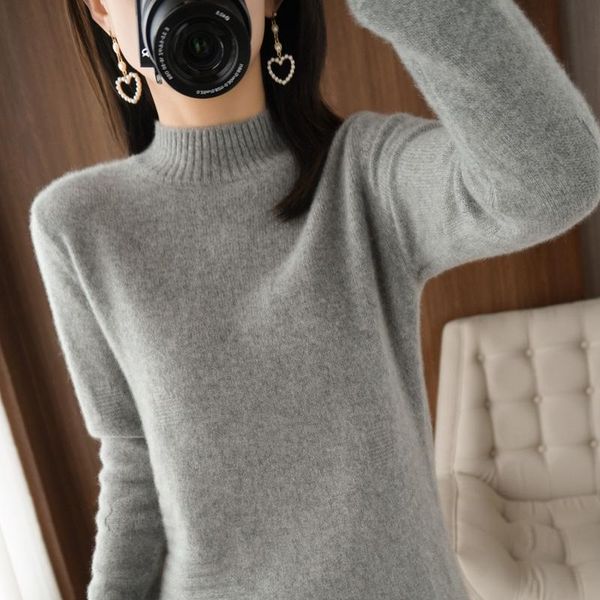 women's sweaters sweater 2021 autumn / winter 100% wool pullover casual solid color cashmere xl long sleeve, White;black
women's sweaters sweater 2021 autumn / winter 100% wool pullover casual solid color cashmere xl long sleeve, White;black