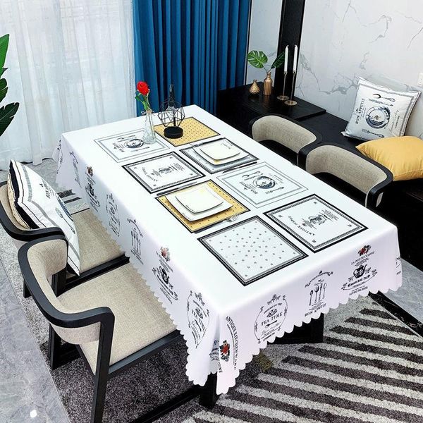 table cloth modern style waterproof oil-proof scald-proof no wash home restaurant rectangular tablecloth kitchen durable f8408
table cloth modern style waterproof oil-proof scald-proof no wash home restaurant rectangular tablecloth kitchen durable f8408