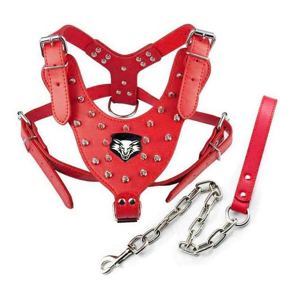 dog collars & leashes spiked studded soft leather harness& leash set for pitbull bully
dog collars & leashes spiked studded soft leather harness& leash set for pitbull bully