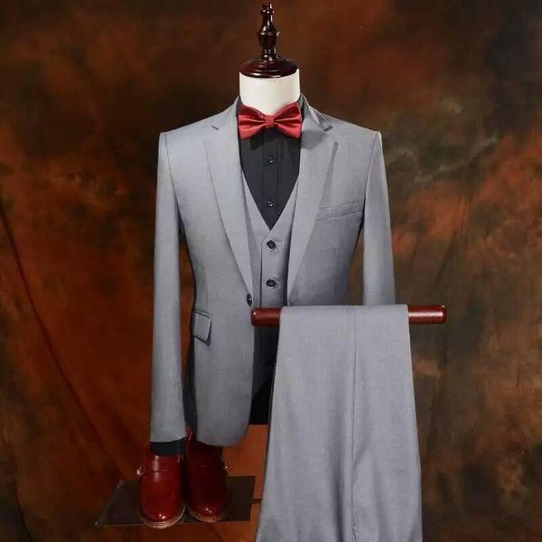 custom made one button slim fit light grey groom tuxedos side slit groomsmen men wedding dinner suits(jacket+pants+vest) men's suits &, White;black
custom made one button slim fit light grey groom tuxedos side slit groomsmen men wedding dinner suits(jacket+pants+vest) men's suits &, White;black