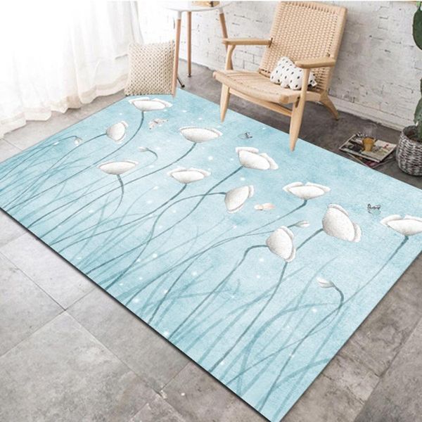 carpets nordic white flower light blue carpet for living room kids mat floral rug bedroom kitchen rugs decor
carpets nordic white flower light blue carpet for living room kids mat floral rug bedroom kitchen rugs decor