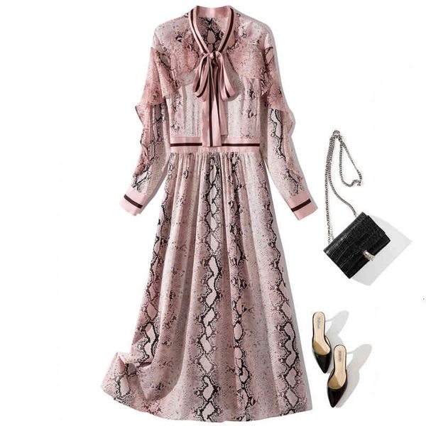 casual dresses spring long sleeve round neck blue pythons grain print ribbon tie bow ruffle detail silk mid-calf dress elegant yj185886 92hz, Black;gray
casual dresses spring long sleeve round neck blue pythons grain print ribbon tie bow ruffle detail silk mid-calf dress elegant yj185886 92hz, Black;gray