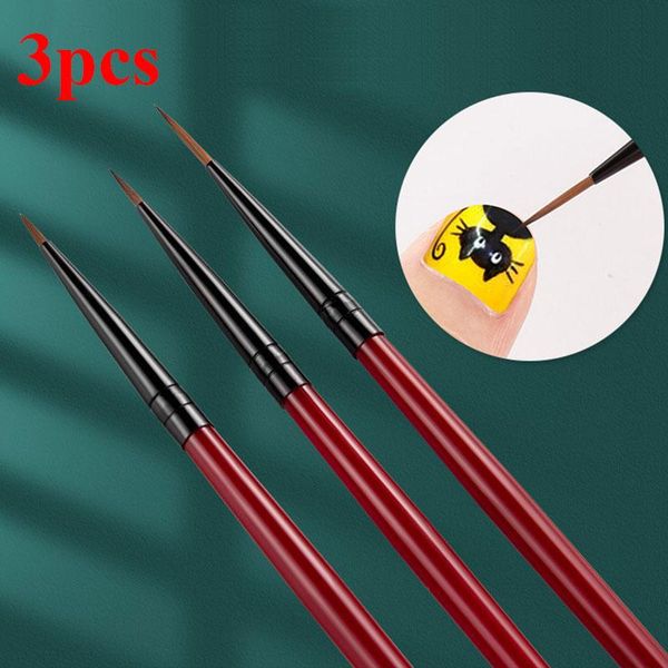 nail brushes 3pcs art liner stripe drawing pen flower painting image acrylic uv gel polish manicure 3d tips design tools diy set, Yellow
nail brushes 3pcs art liner stripe drawing pen flower painting image acrylic uv gel polish manicure 3d tips design tools diy set, Yellow