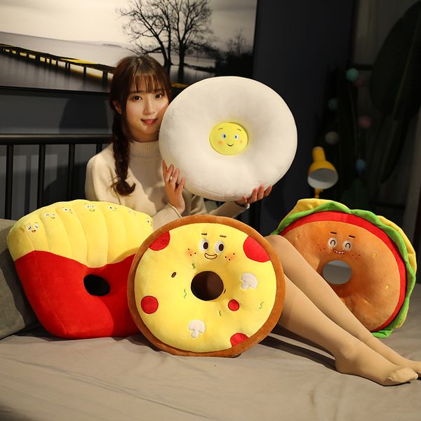 food plush cushion round seat snack pillow hamburger egg chips pizza chair decor kawaii office home 40*40cm
food plush cushion round seat snack pillow hamburger egg chips pizza chair decor kawaii office home 40*40cm